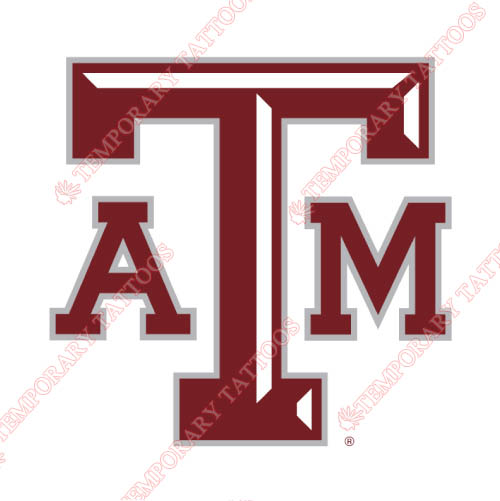 Texas A M Aggies Customize Temporary Tattoos Stickers NO.6495
